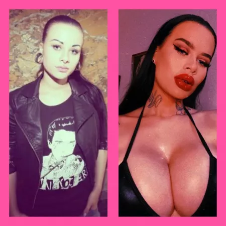 Fetischbarbie . Before and after by noxyxojlb