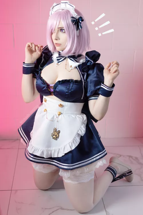 FGO Mashu (official maid version) from by n_mirikashi by NMirikashi
