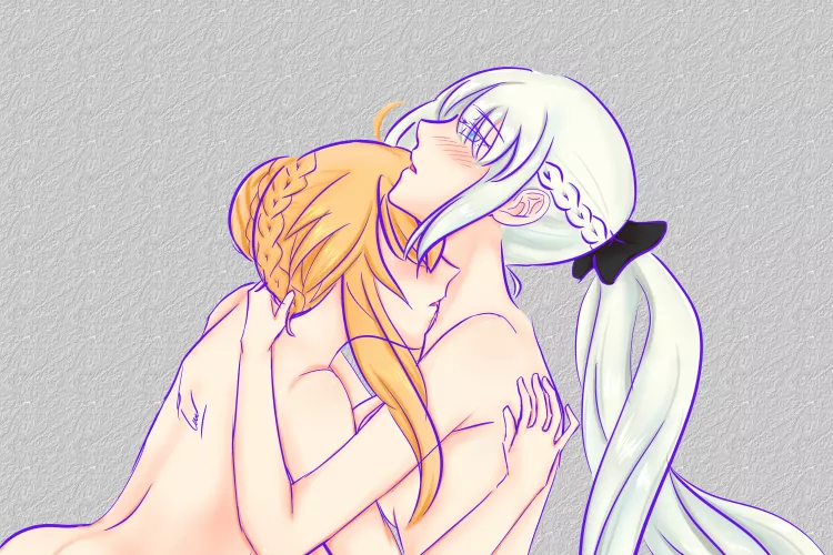 [FGO][OC] Atoria lancer x Morgan le Fay by Natsuki_MaiHime