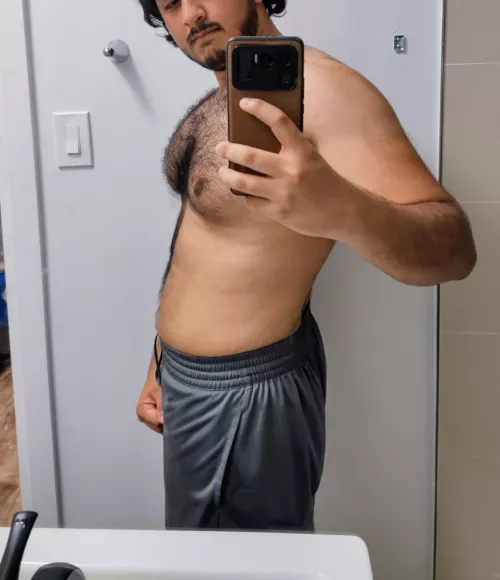 Figured my hairy chest is safe here 😔 by lewdfocker1