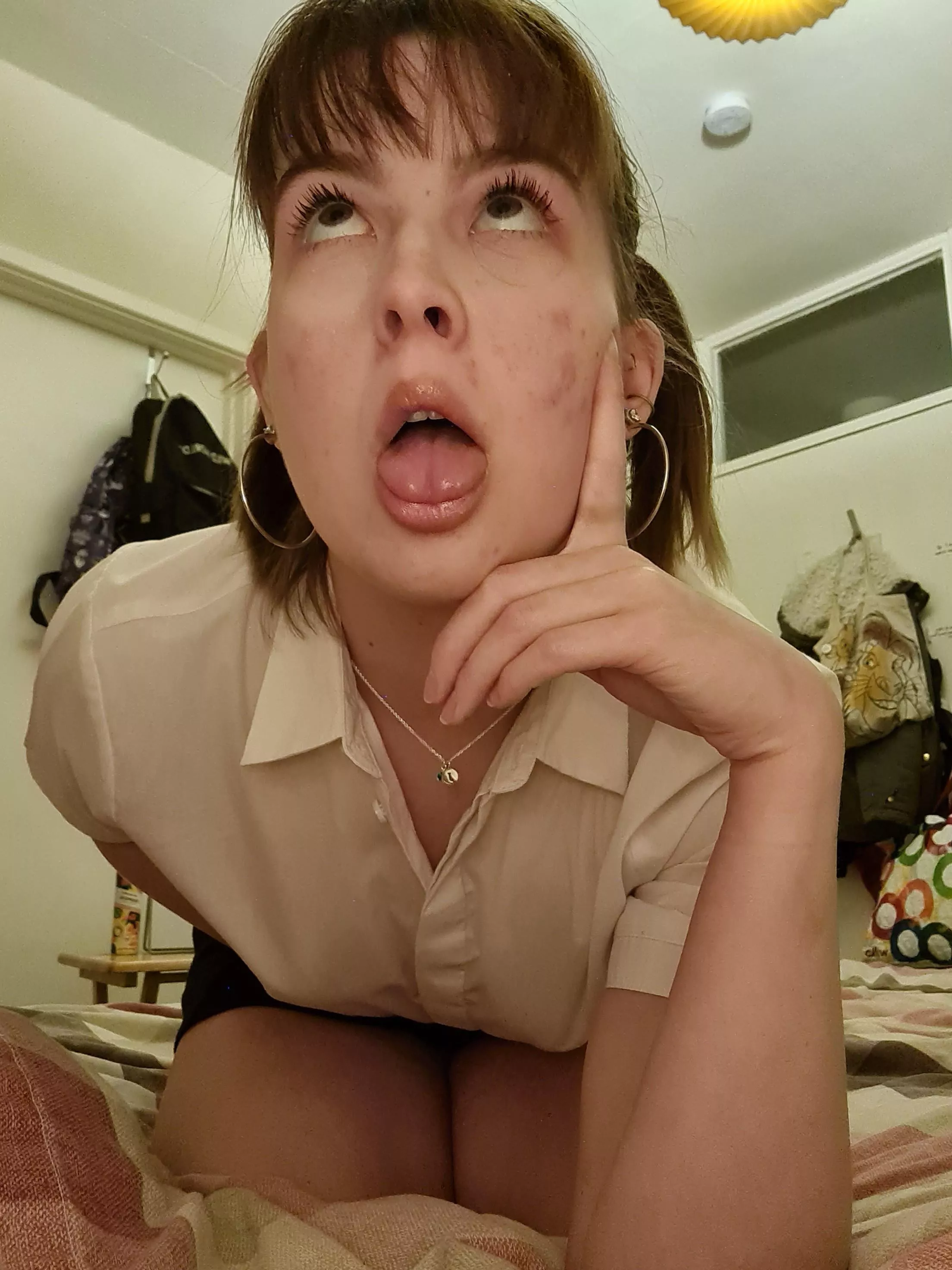 Fill my mouth sir?😈[OC] posted by D3ddysbrattysub