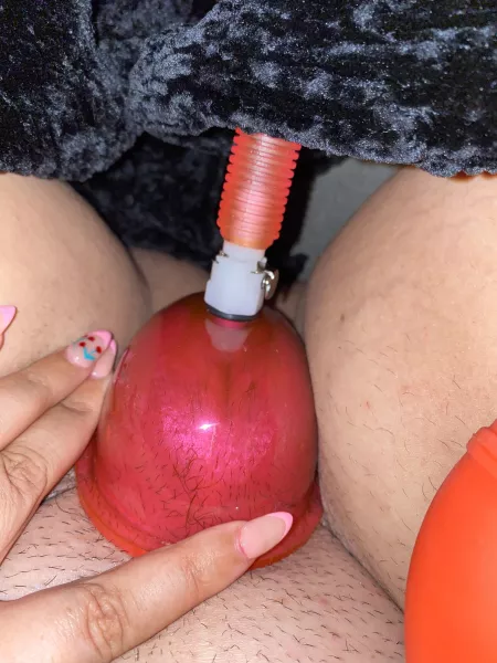 [f]illing up the cup before i edge myself (oc) by gothicolive