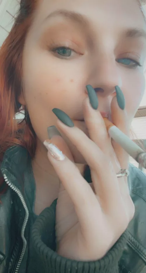 Finally a break to smoke by Mamacourtney