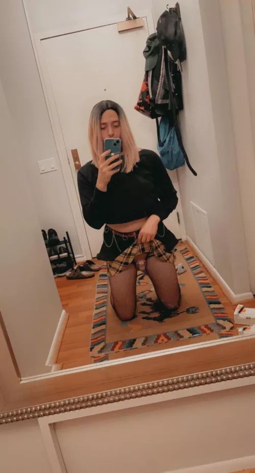 Finally fitting snug in my cage 😊 by fionafionafionasissy