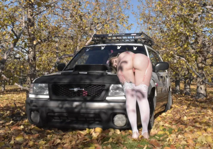 Finally got out to take some shots w the moobaru! by f_urbee