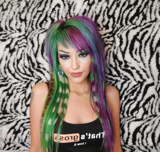 Finally have the scene hair I always dreamed of by xplutonianx