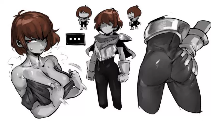 Finally, some [Discarded Vessel] porn! Thought I’m pretty sure it’s a recolor of some Kris art by SansPundertale