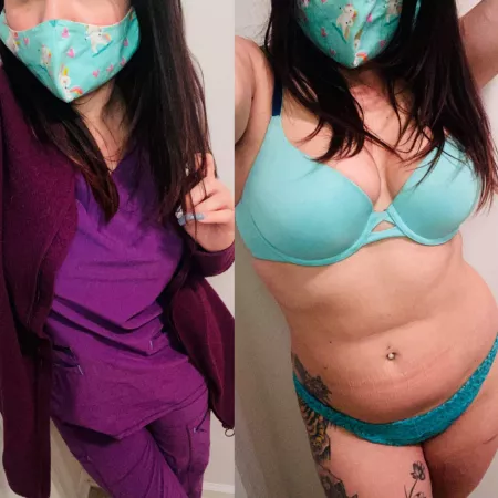 Finally tested positive for Covid-19 but still going to give you scrubs from home!!! by toraodyne