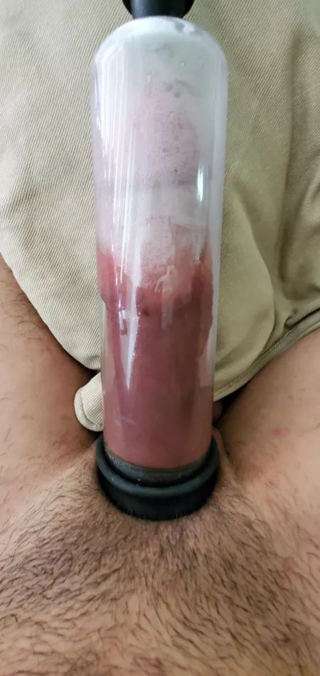 Finally touching sides just below my head it's been 1.5 hours imm switch to long times once a day by playaish