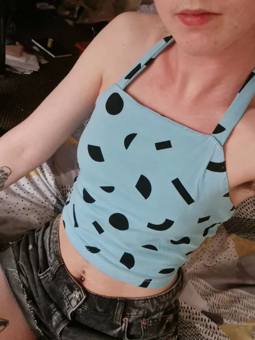 Finally wore this top I made a while ago. How do I look? by Zackaiz