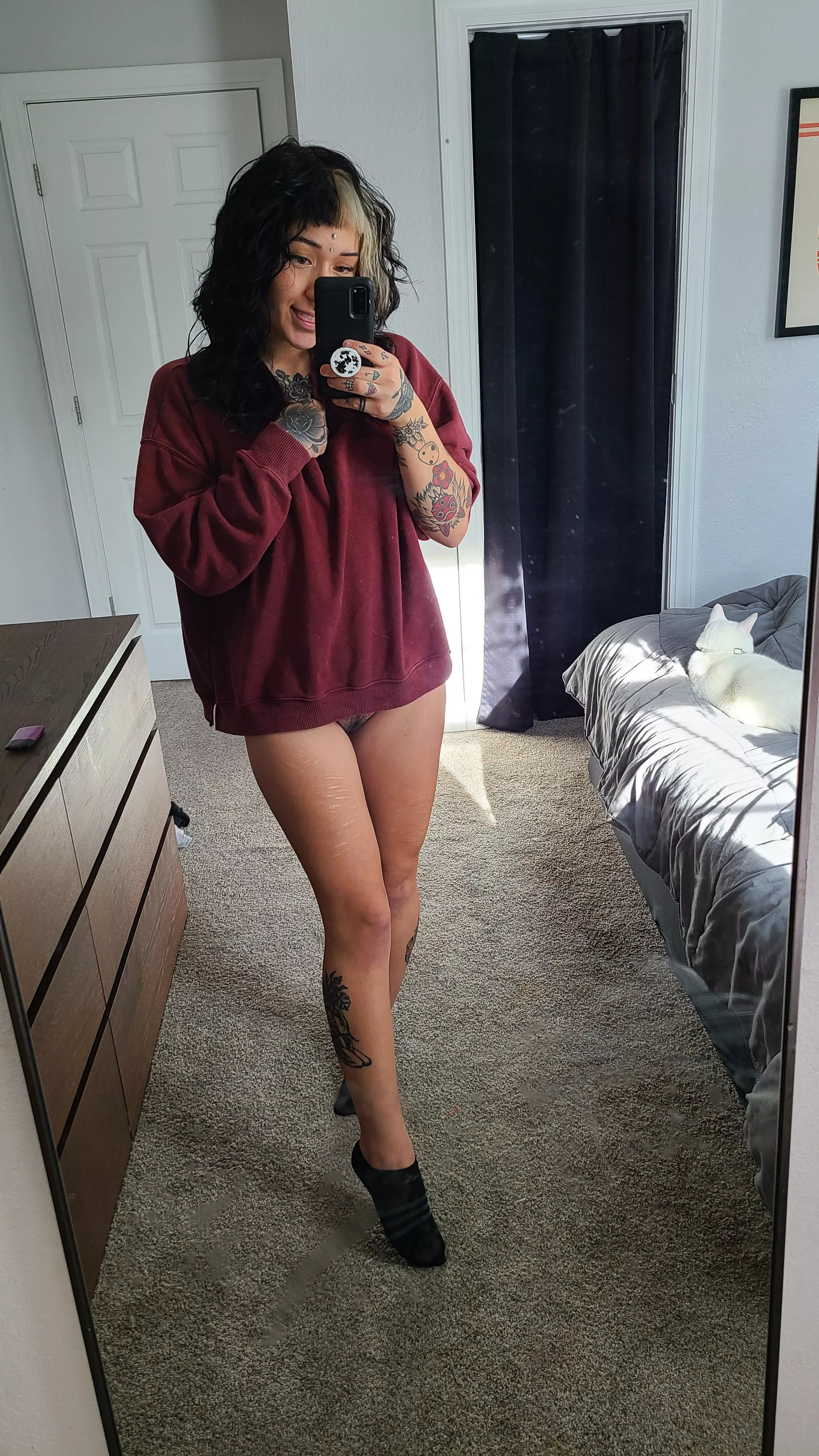 find me all comfy waiting for you :) posted by tennesseemilk