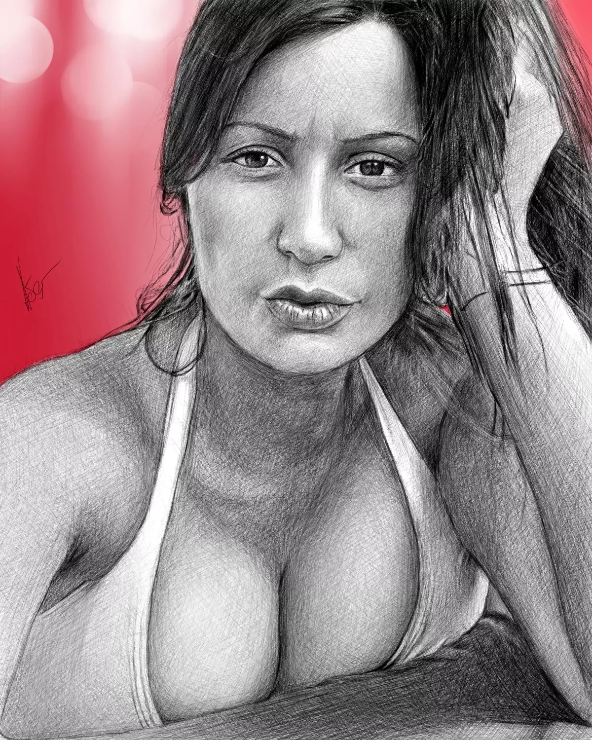 Finished Portrait art for Sensual Jane posted by pit80
