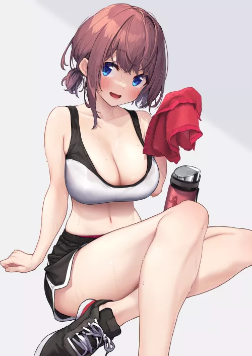 Finished with her Daily Routine [Artist's Original] by CheetahSperm18