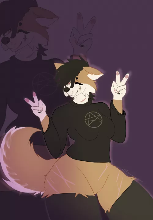 Finished Ych com for Demonthorn on Furry amino. Art by me! by MotheerDragon