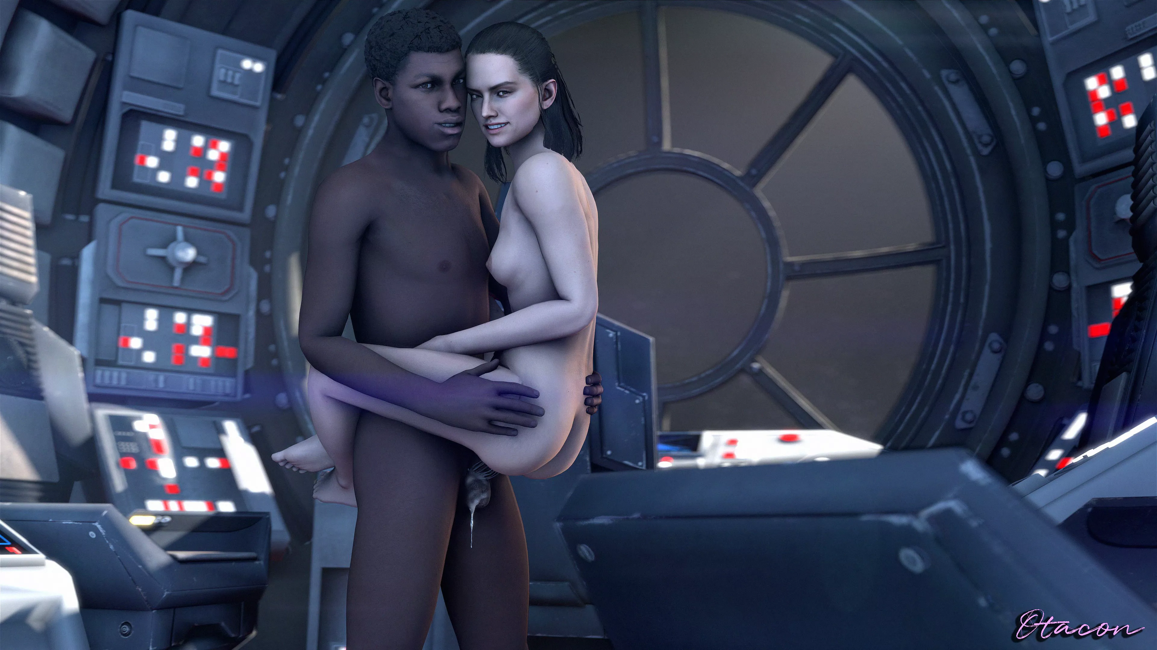 Finn creampies Rey and become one with the force together [Otacon] posted by sexwithtwileks