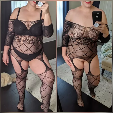 First body stocking. What do you think? by BreathlessLove