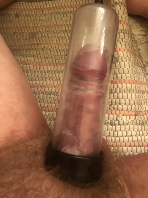 First cock pump gonna use my new flesh light after while I fuck my ass by TheRealDuckiest