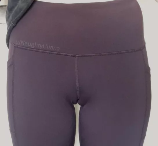 First ever cameltoe pic, do you want to feel it? by NaughtyLiliana