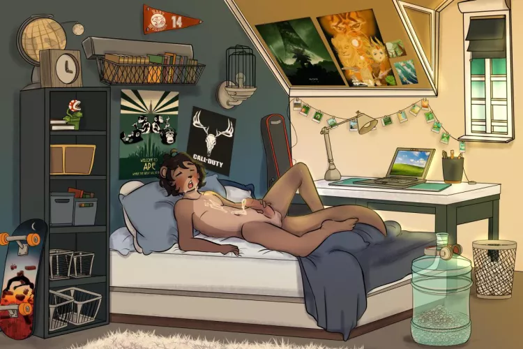 First ever lewd commission I got of my sona 💖 (Teaunlimited) by NotKrispyBlu