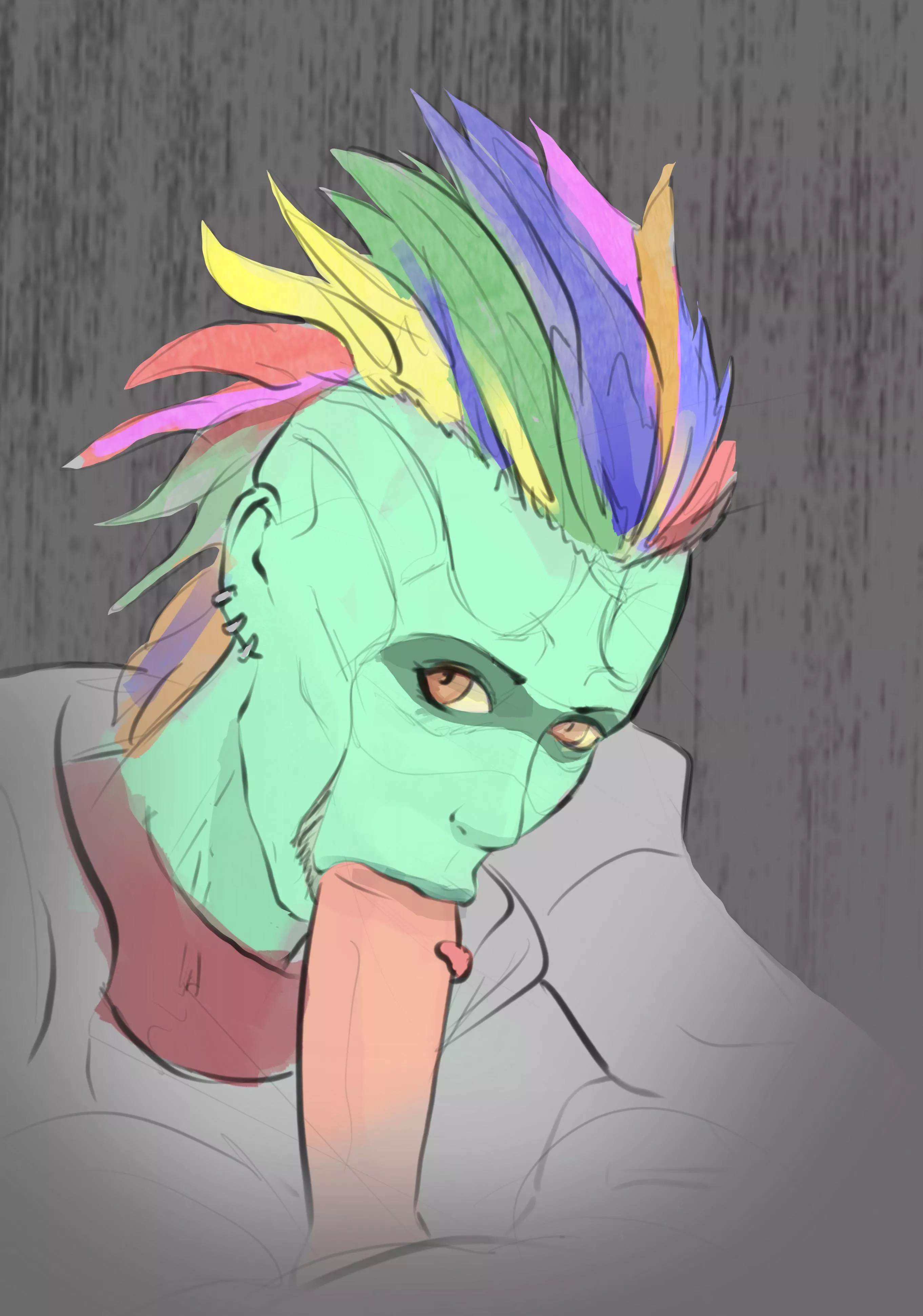 First ever lewd of upcoming bounty hunter— Deva Lompop (Berrythelothcat) posted by Berrythelothcat