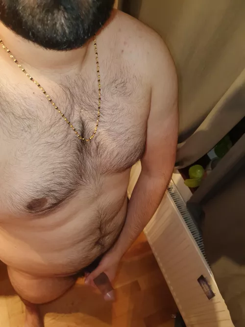 First image on here...please be kind 😅 home alone tonight... by HairyDaddyD