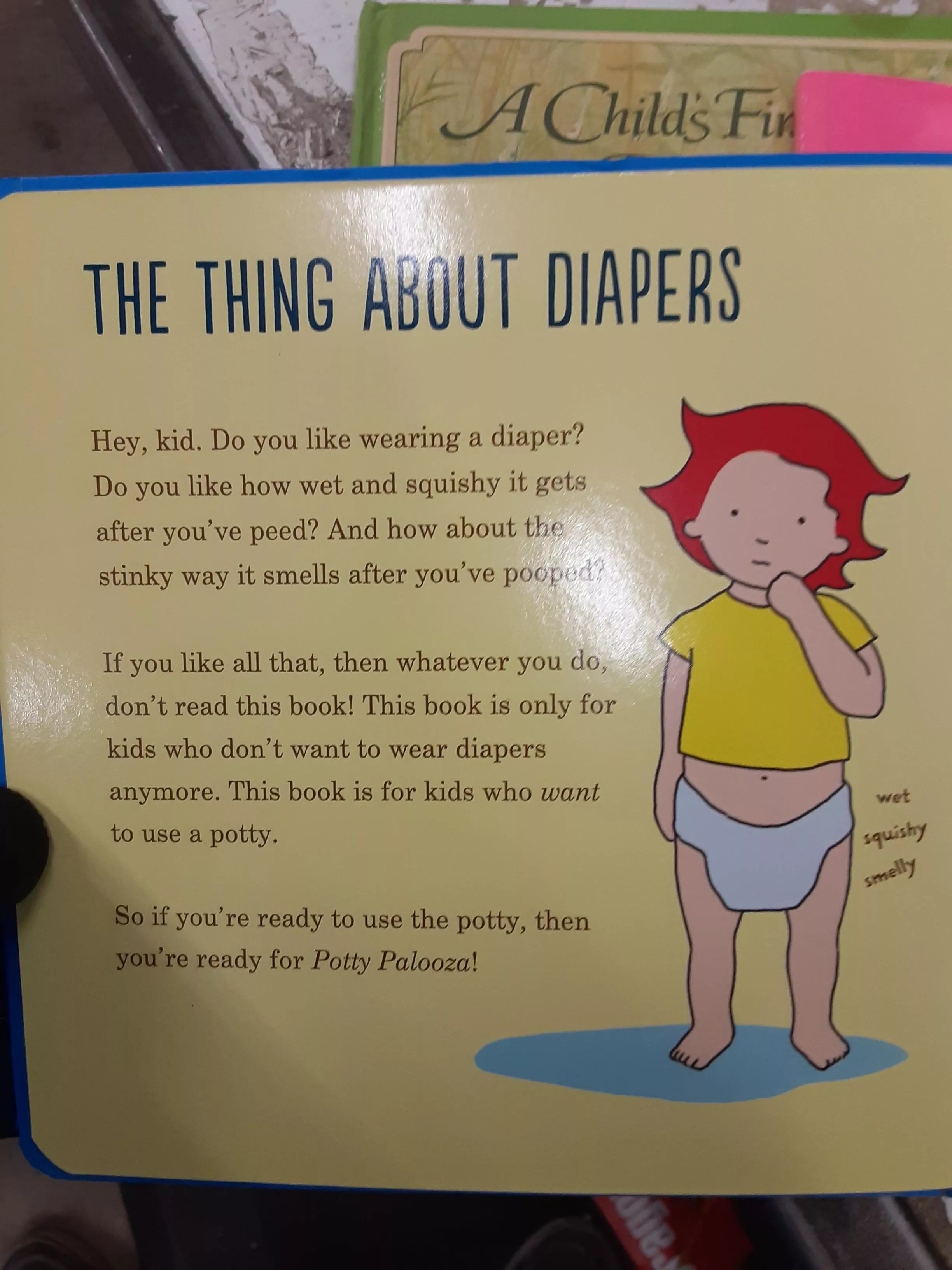 First page from a children's book titled 