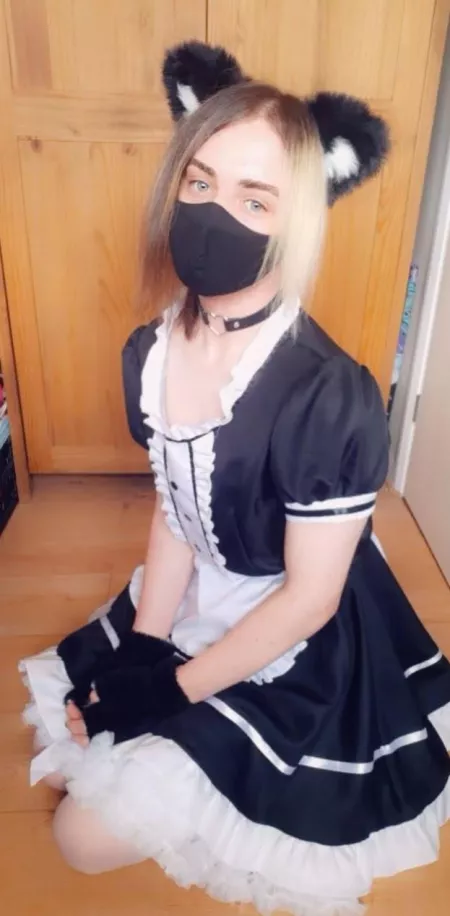 First post for a lil while, hope u all like a maid catboy 😖🥺 by Rose_mary3528