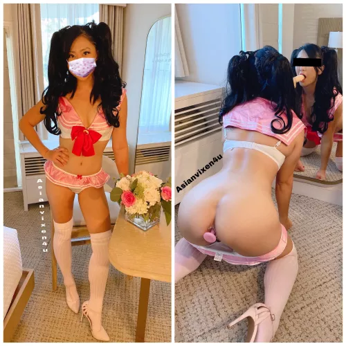 First post in here: I always wanted to cosplay as one of the Sailor Moon characters, and I even had a matching butt plug! by AsianVixen4U