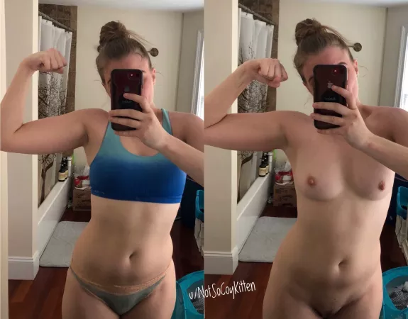 First post; recently started CrossFit, feeling like I qualified for ‘Fit Girls’ today! by NotSoCoyKitten