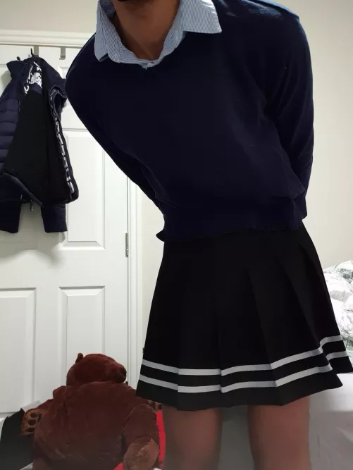 First skirt :) by mythrowawaybeta