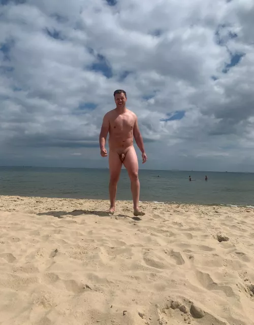 First time at the beach (Studland, UK) by BenBolt