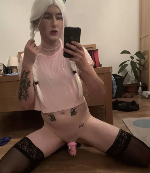 First time at trying makeup 💄 by xoxoCD