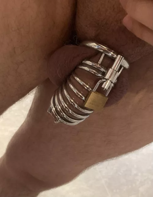 First time being locked by comicbookhero1