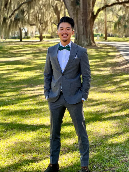 First time wearing a bowtie, proudly being out while visiting the deep south by eddie2490