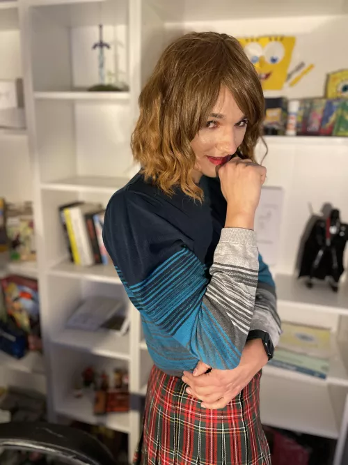 First time wearing a skirt! (And first time posting here) by ThatJamJar