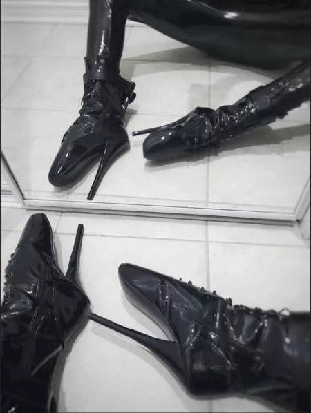First Time Wearing Ballet Boots by fetishwoman21