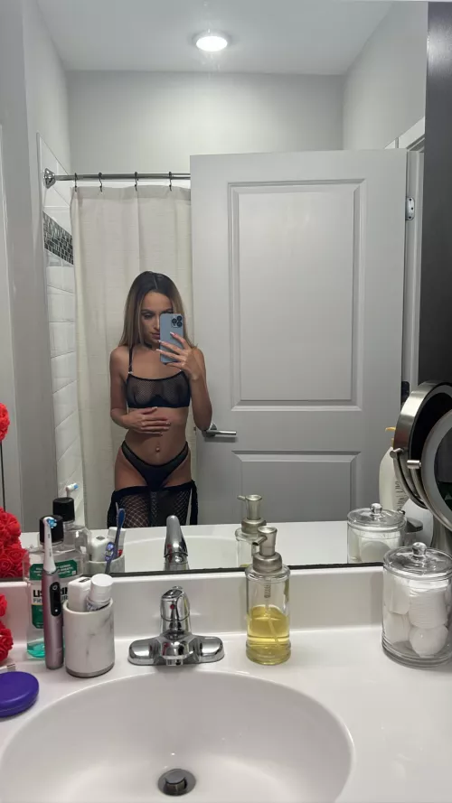 Fishnet two piece or fishnet bodysuit, i couldn’t decide ☺️ by DulcedeCat