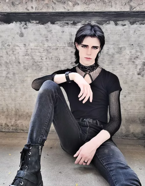 Fishnets body suit is my favorite look by OLLuther