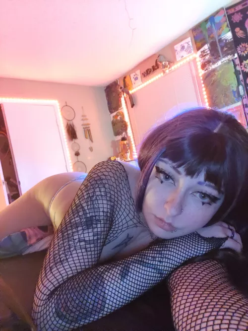 Fishnets gone wild 🖤💦 by xdream_scapex