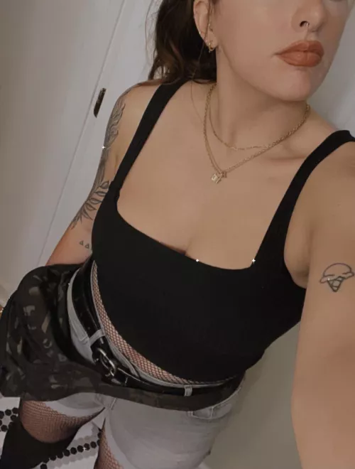 fishnets make any outfit look better by hollinova