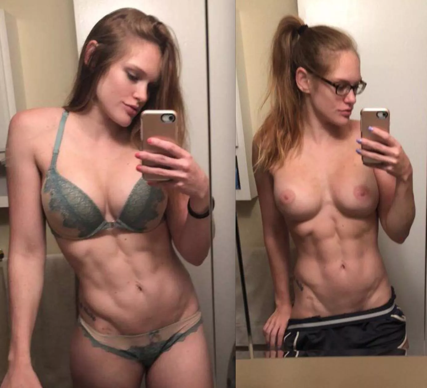 fit body showing off her V [MIC] posted by rpfor