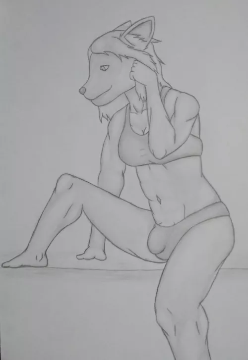 Fit fox lady [H] (MoonlitEsau) by CrimsonKing3317
