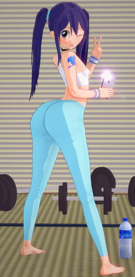 fitness girl by Aldxir