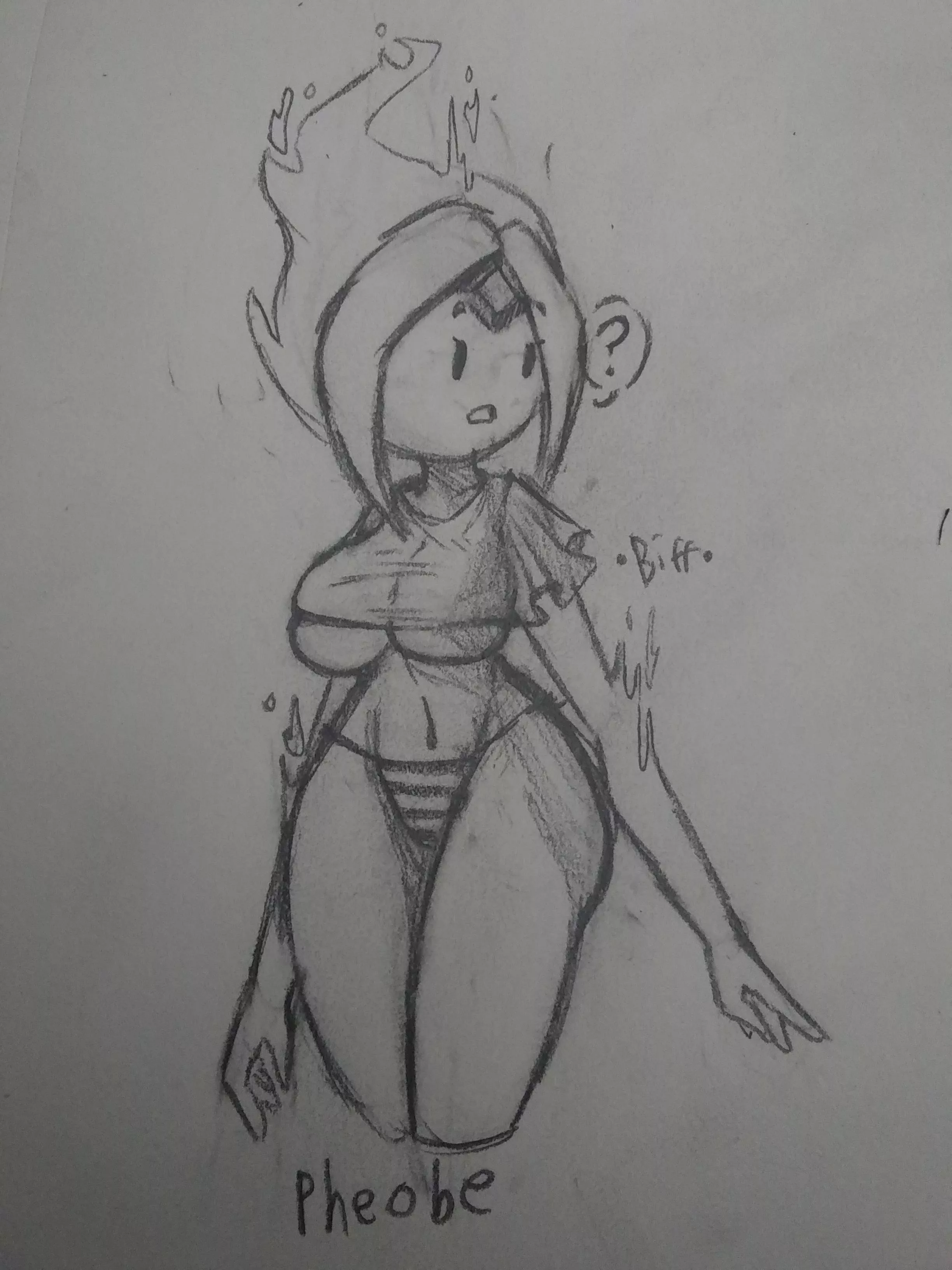 Flamin' Pheobe (5/6 Adventure time pinup doodle series) [NSFW] posted by Bifflemallow
