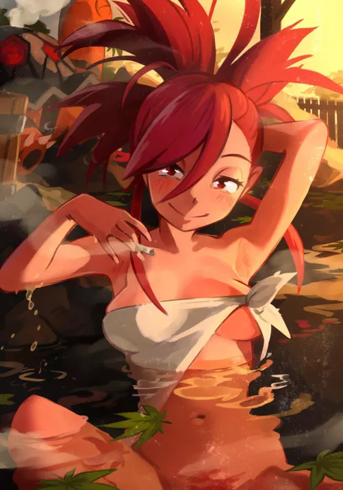 Flannery chillin by Natsu_1000