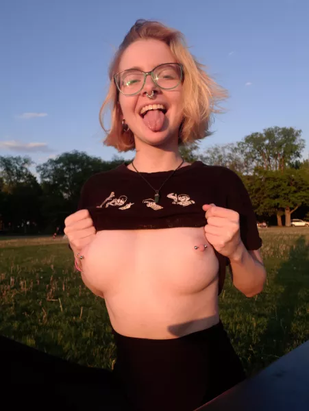 Flashed my boobs to some guys at the park 🤭 by Spacegirlprincess
