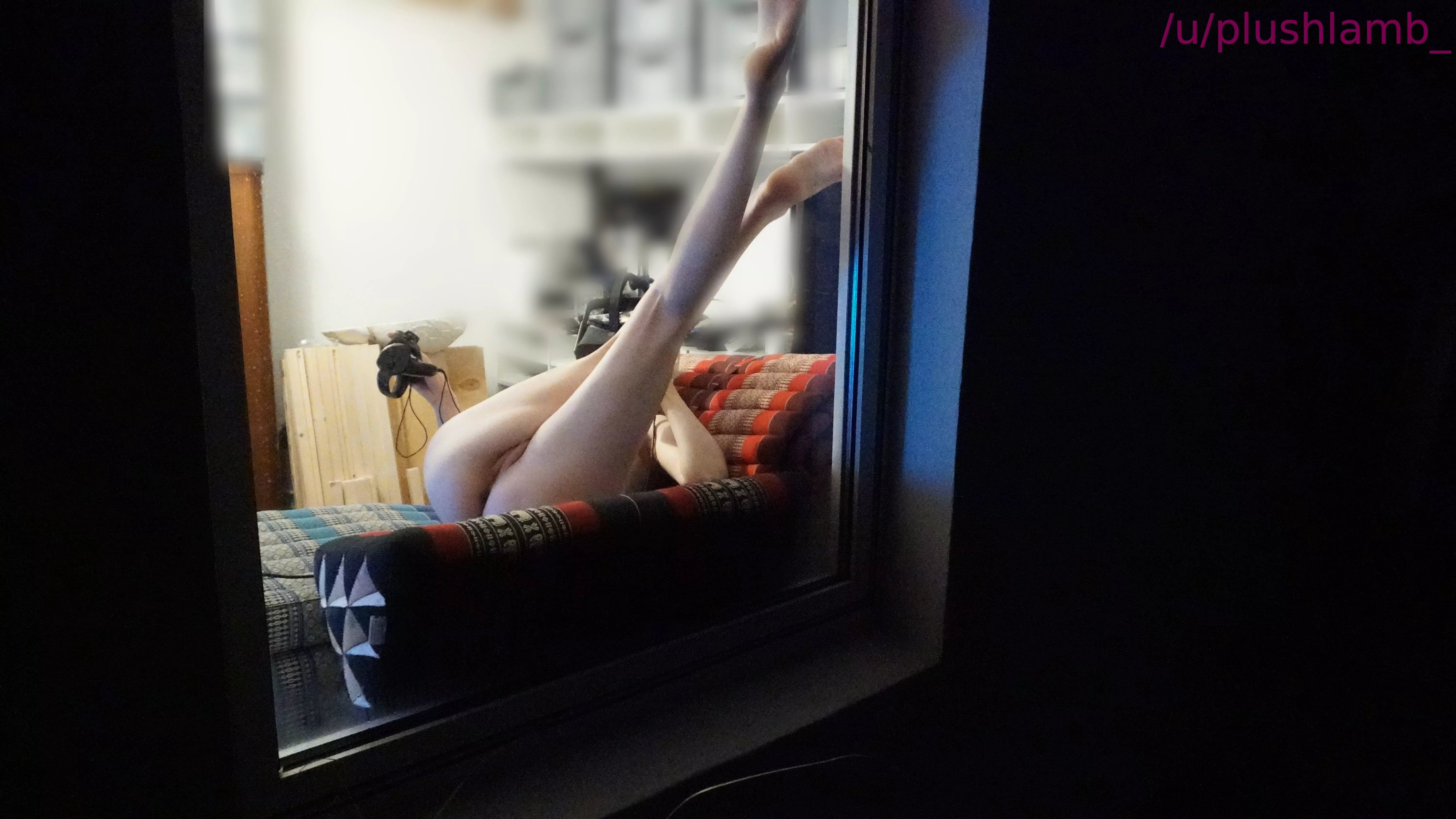 Flashed my pussy at the street window 🤳 So technically someone took the nude from outside my house - hope it complies with rule #1 then😯 posted by plushlamb_