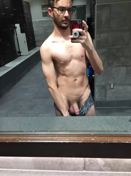Flashing my cock at the gym by The_Thickening