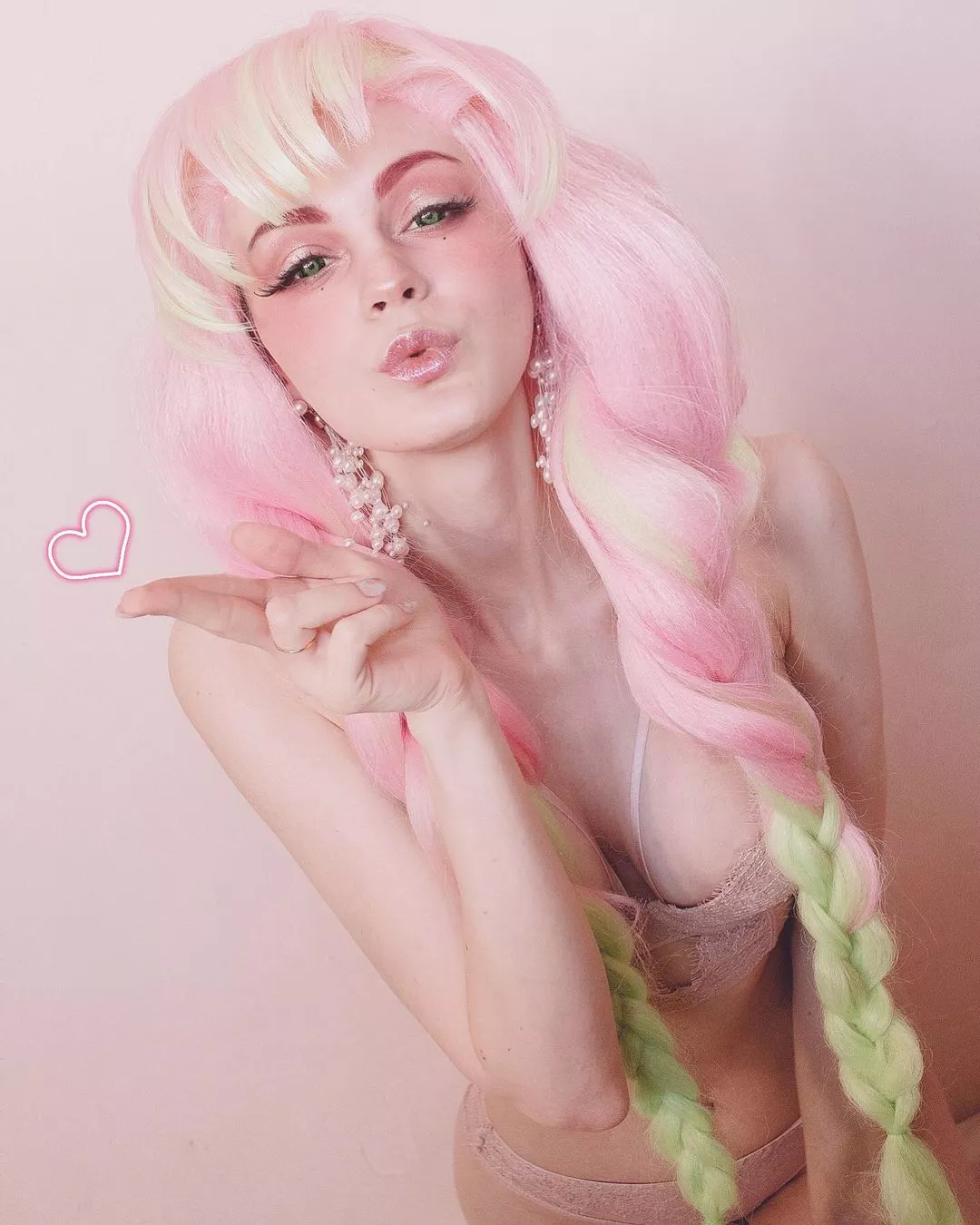 Fleurcosplay as Mitsuri Kanroji, Demon Slayer posted by NationPresident