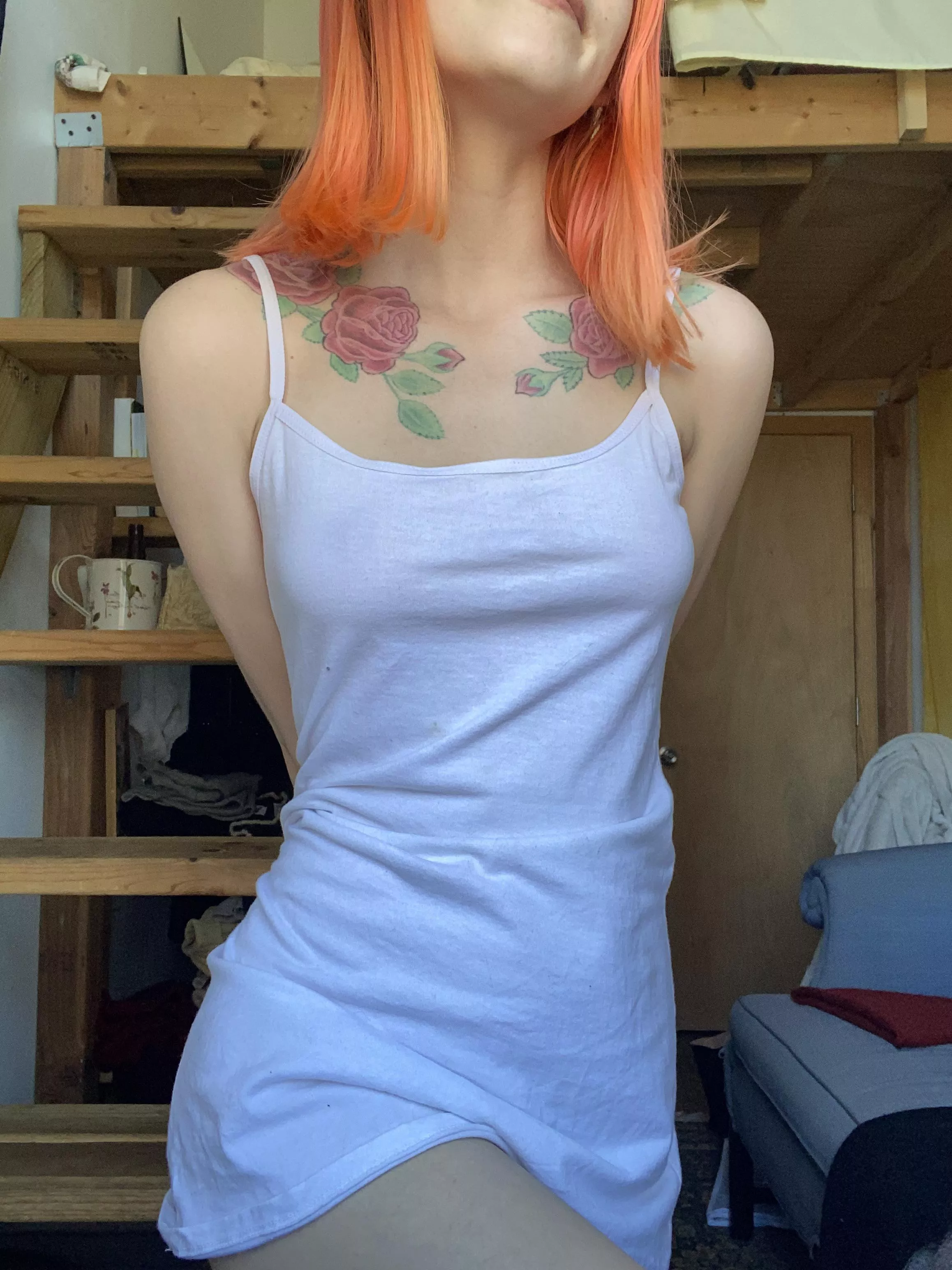 flimsy dresses are my favorite when I’m home alone posted by sophiasmokes